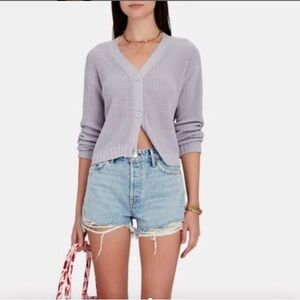 GRLFRND Helena Cut-off Denim Shorts